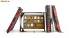 Discount 18% - Husa piele Ipad 1 / 2 / 3 - Aspect carte - Transport Gratis - Design deosebit - Cadou folie protectie Iphone 4/4S
