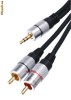3.5mm st.pl - 2x rca pl.c, HQSS3458/2.5