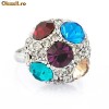 Inel Swarovski  GP deosebit reglabil