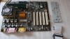 876PLU Placa de baza Elitegroup ECS K7VZA cu procesor AMD Durorn 700mhz cooler 256mb ram sunet si usb onboard tablitza io shield si cablu fdd