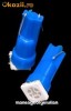 Led uri bord auto tip T5 1SMD albastre