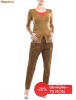 Cardigan TinaR cu buzunare bej-camel