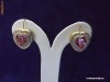 SUPERBI CERCEI DIN ARGINT PLACAT CU AUR 18K. MADE ITALY
