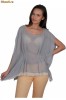 Bluza RVL gri tip fluture