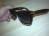 Ochelari Unisex ASOS - Originali, Model Wayfarer, Culoare Maro, Rama Plastic, Import Anglia, Livrare Gratuita