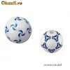 Minge de fotbal din piele sintetica gonflabila