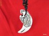 Lantisor Hand Made, Dinte de iac , African Tribal, Fashion, Pandantiv NOU !!!