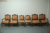 SET PATRU FOTOLII SI DOUA SCAUNE NUC MASIV STIL LOUIS XVI
