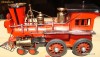 7115 Macheta colectie  Locomotiva aburi din metal , 26*9*13 cm handmade