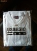 Vand tricou polo US Basic marimea 4XL XXXXL alb
