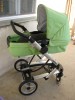 Carucior copii Peg Perego Skate Bubble Green 2 in 1