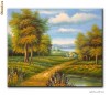 Tablou peisaj clasic (3) - ulei pe panza 60x50cm