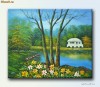 Tablou peisaj clasic (6) - ulei pe panza 60x50cm