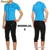 COMPLEU - PANTALON TREI SFERTURI+BLUZA MANECA SCURTA - TRENING DE VARA ADIDAS !