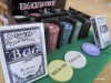 Set poker complet in cutie metalica PCS (Texas Hold ' Em) 200 jetoane cu inscriptie euro + doua pachete de carti
