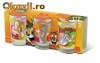 Set 3 Pahare sticla Tom si Jerry-39 cl