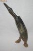 Pasare sculptata din corn de animal-arta africana