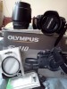 Olympus E410 cu 2 obiective 14-40mm si 40-150mm, 7000 cadre, impecabil, ca nou, 2 accumultori