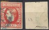 1869 - Carol I cu favoriti, 15b stampilat, expertizat