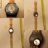 CEAS SWATCH  PLASTIC - CUREA PIELE BRODERIE -  SWISS MADE-original elvetian