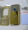 CARCASA NOKIA 6300 GOLD COMPLETA ,METALICA+ SURUBURI.POZE REALE(FATA,SPATE,MILOC,TASTATURA,BUTOANE LATERALE/POWER+CELE DOUA SURUBURI DE JOS)