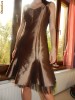Rochie de nasa, ocazie, maro-auriu mar 38