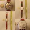 CEAS SWATCH  IRONY ALUMINIUM- CUREA PIELE -  SWISS MADE-original elvetian