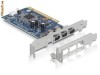 Placa PCI cu 3 porturi FireWire A - 89196
