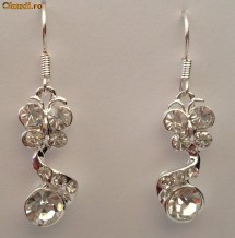 Cercei Diamonds of Beauty ,marimi si design unicat C1 foto