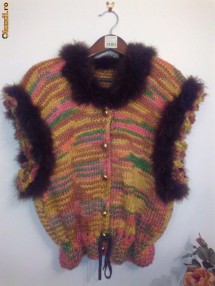 UNICAT ! VESTA DAMA HANDMADE SUPERBA MASURA L XL
