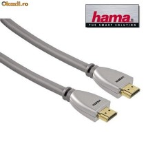 Cablu HDMI de mare viteza 5 m conectori auriti 24 K hama Germany foto