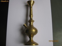 NARGHILEA DECORATIVA DE COLECTIE DIN BRONZ