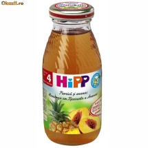 HiPP Suc de piersici si ananas - 200ml foto
