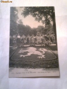 C.P.LYON - Parc de la Tete d'Or     Circulata 28.08.1915 foto