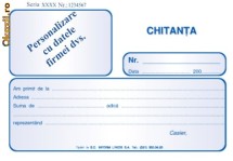 Chitanta A6, 3 exemplare foto