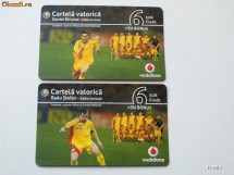 LOT VODAFONE FOTBALISTI  DANIEL NICULAE SI RADU STEFAN ** foto