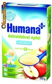 Humana cereale cu mar, 200 gr foto