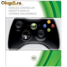 XBOX 360 Wireless Controller Black (sigilat) transport inclus