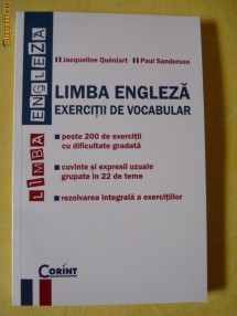 Limba engleza - exercitii de vocabular