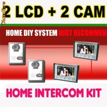 Video Interfon  2 monitoare 7