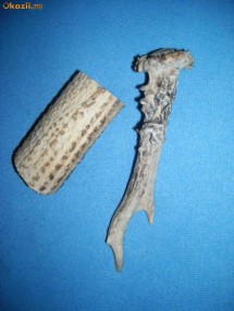 OFERTA !!! Corn de caprior si de cerb (5) pentru maner de cutit vanatoresc foto