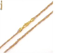 SUPEROFERTA Lantisor filat in aur, 3 TONES foto