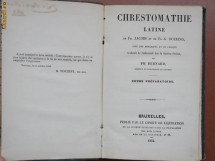 Chrestomathie latine, 1854 foto