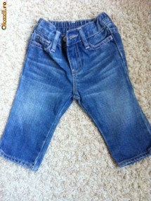 PANTALONI DE BLUGI  PENTRU FETITE SUB 1 AN - GAP JEANS foto