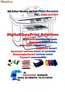 REPARATII IMPRIMANTE LASER CERNEALA foto