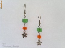 Cercei Handmade - Flower (cer00023) foto