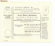 MANDAT POSTAL-REVISTA ''SCOALA SI FAMILIA DE MAINE''