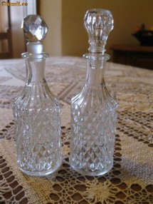 Sticlute /sticluta pentru parfum , mir botez - 2 bucati foto