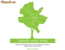 UMBRELA ALBA SI SAPCA ALBA INSCRIPTIONATE USOR CAPITALA CRESTE VERDE foto