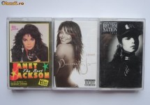 Lot de 3 casete audio originale, calitate foarte buna, de colectie,  cu Janet Jackson foto